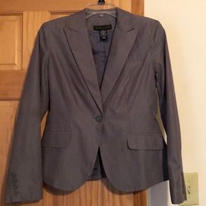 Grey pinstripe blazer